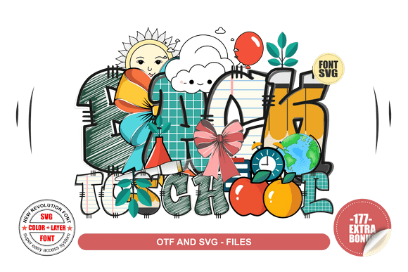 Back to School Font - Featured Image
