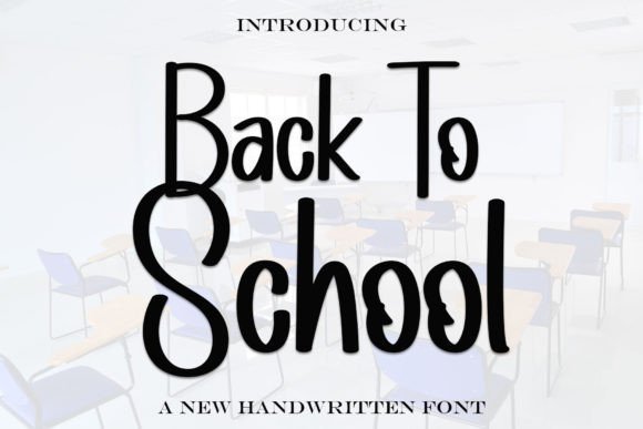 Back to School Font - Featured Image