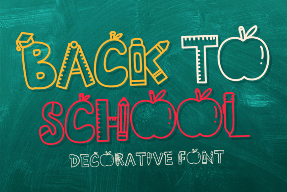 Back to School Font - Featured Image