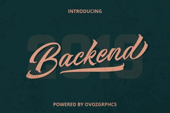 Backend Font - Featured Image