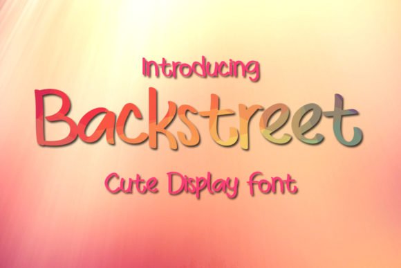 Backstreet Font - Featured Image