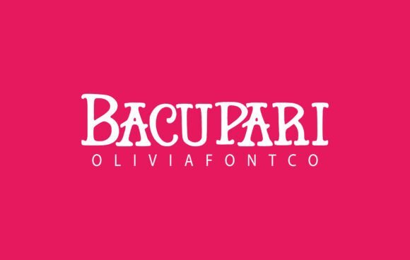 Bacupari Font - Featured Image