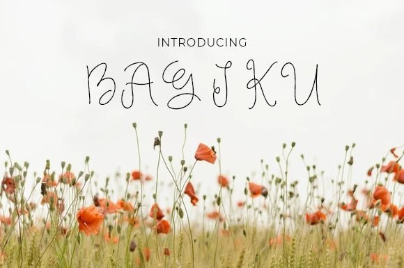 Bagiku Font - Featured Image