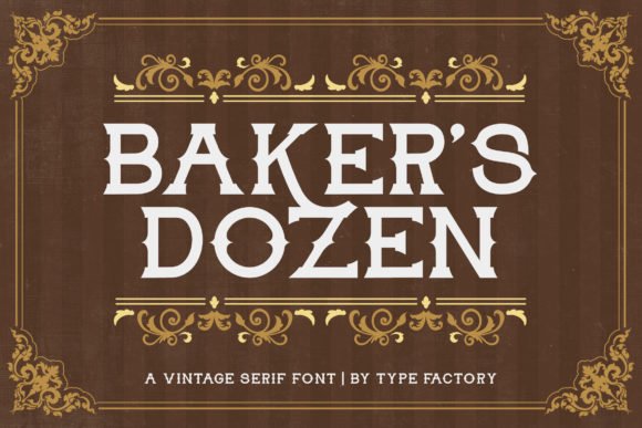 Baker's Dozen Font - Featured Image