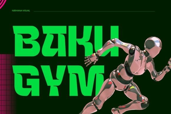 Baku Gym Font - Featured Image