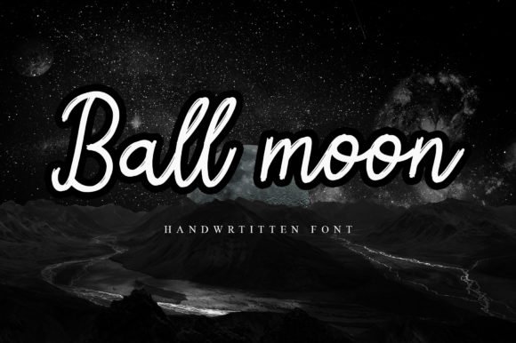 Ball Moon Font - Featured Image