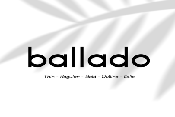 Ballado Font - Featured Image