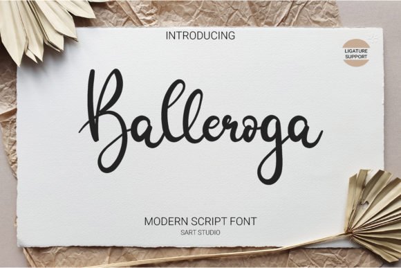 Balleroga Font - Featured Image