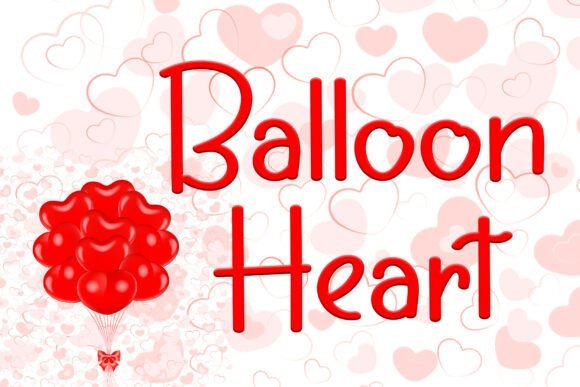 Balloon Heart Font - Featured Image