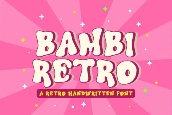 Bambi Retro Font - Featured Image