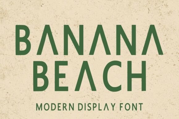 Banana Beach Font - Featured Image