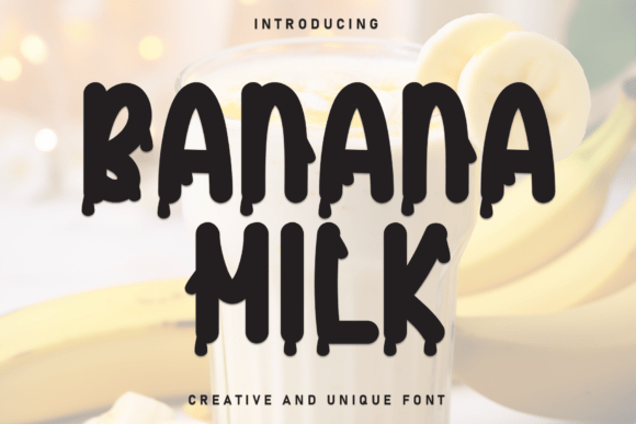 Banana Milk Font - Featured Image