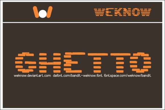 Bandit Font - Featured Image