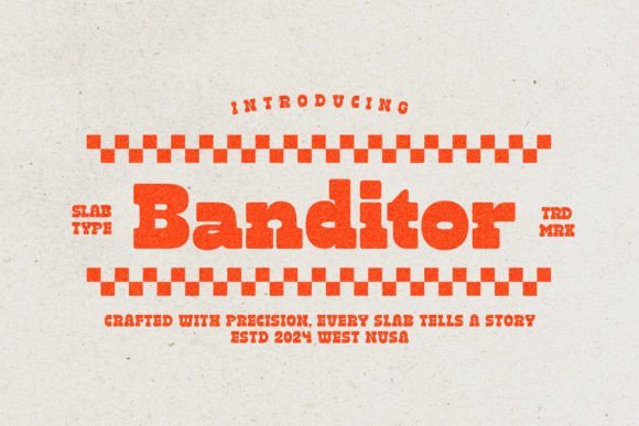 Banditor Font - Featured Image
