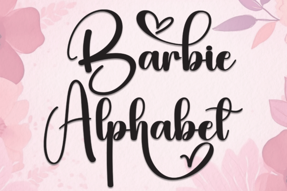Barbie Alphabet Font - Featured Image