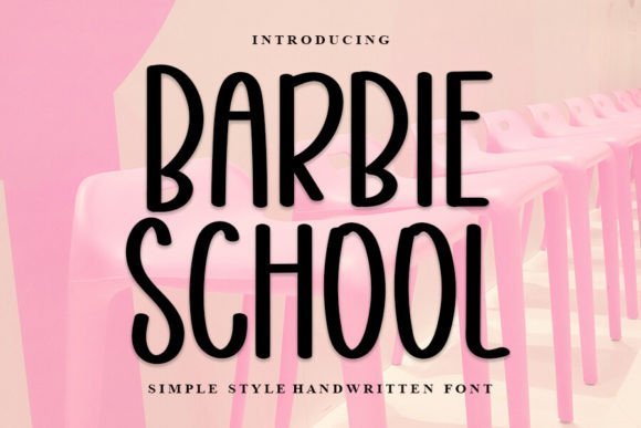 Barbie School Font - Featured Image