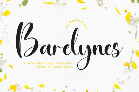 Barelynes Font - Featured Image