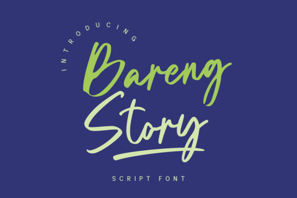 Bareng Story Font - Featured Image