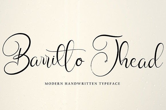 Baritto Jhead Font - Featured Image