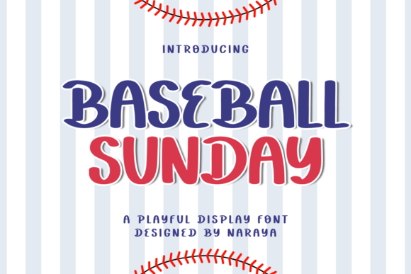 Baseball Sunday Font - Featured Image