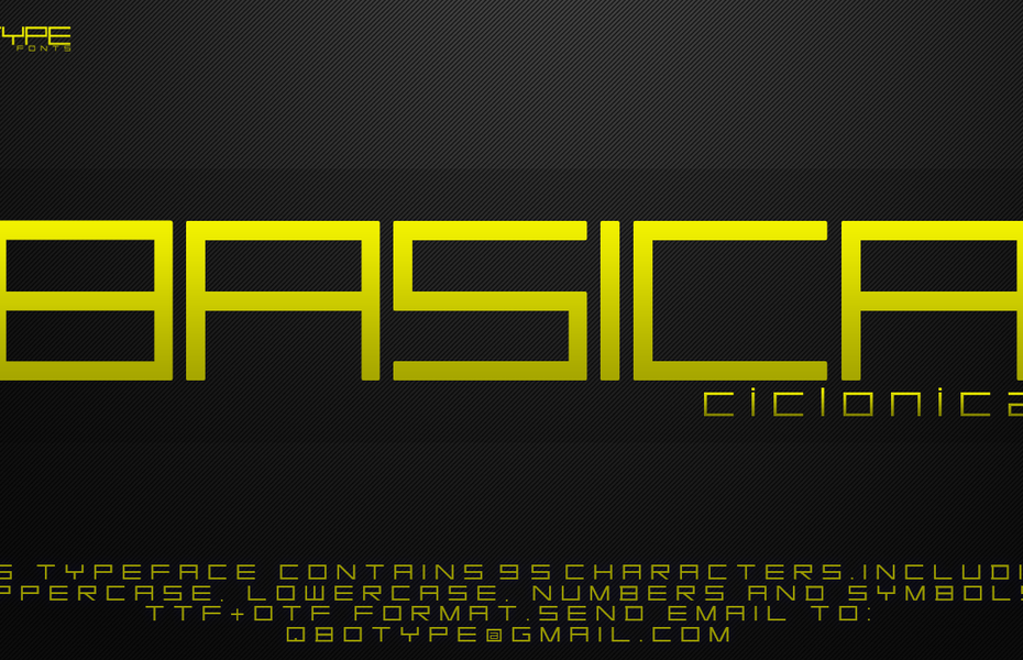 Basica Ciclonica Font - Featured Image