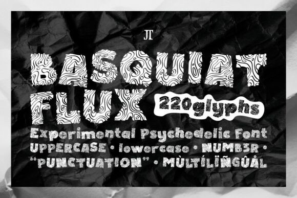 Basquiat Flux Font - Featured Image