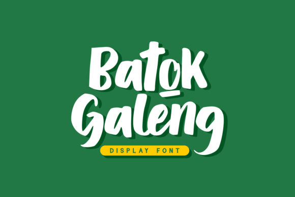 Batok Galeng Font - Featured Image