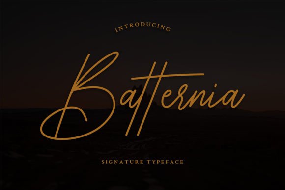 Batternia Font - Featured Image