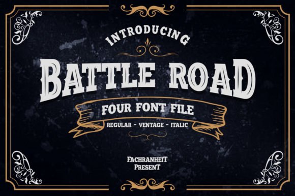 Battle Road Font - Featured Image