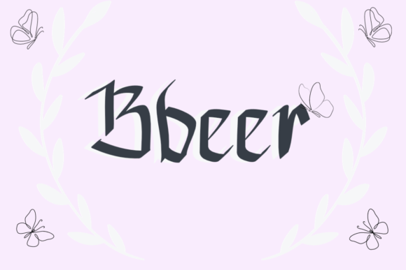 Bbeer Font - Featured Image