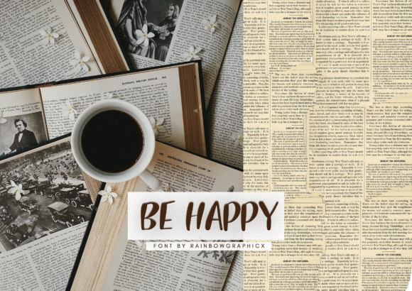 Be Happy Font - Featured Image