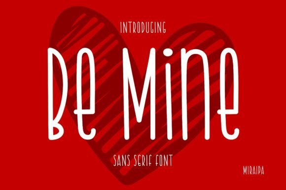 Be Mine Font - Featured Image