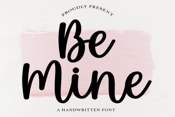 Be Mine Font - Featured Image