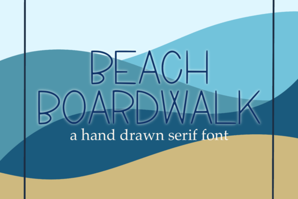 Beach Boardwalk Font - Featured Image