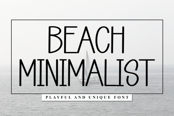 Beach Minimalist Font - Featured Image