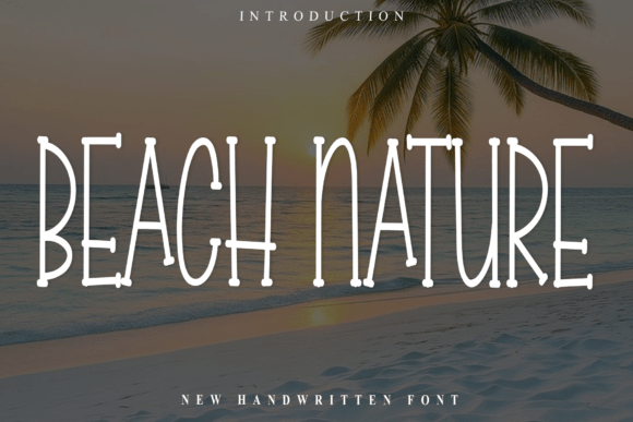 Beach Nature Font - Featured Image