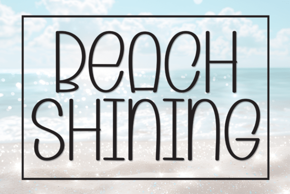 Beach Shining Font - Featured Image