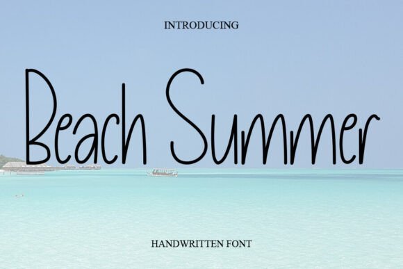 Beach Summer Font - Featured Image