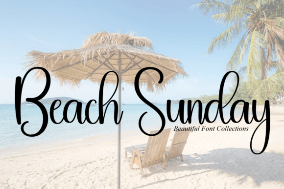 Beach Sunday Font - Featured Image