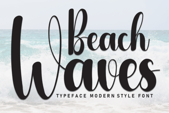 Beach Waves Font - Featured Image