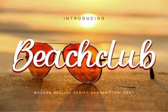 Beachclub Font - Featured Image