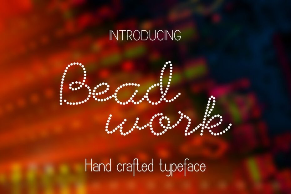 Beadwork Font - Featured Image
