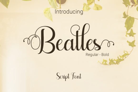 Beatles Font - Featured Image