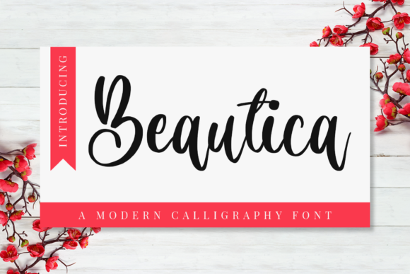 Beautica Font - Featured Image