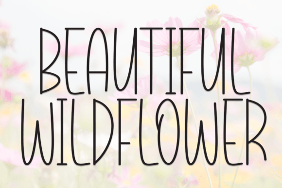 Beautiful Wildflower Font - Featured Image