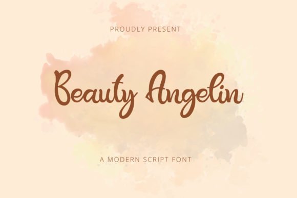 Beauty Angelin Font - Featured Image