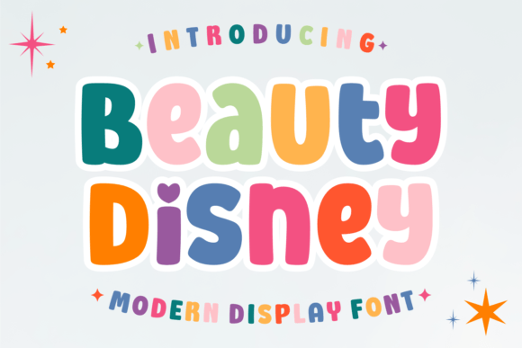 Beauty Disney Font - Featured Image
