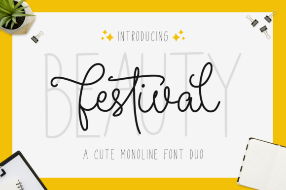 Beauty Festival Font - Featured Image
