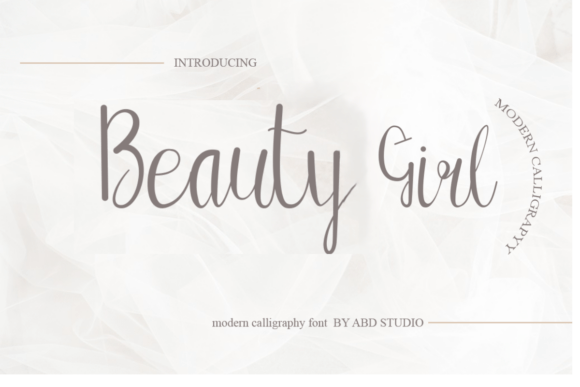 Beauty Girl Font - Featured Image