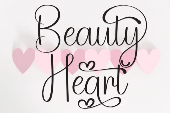 Beauty Heart Font - Featured Image